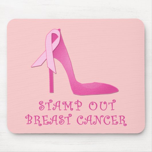 Stamp Out Breast Cancer Products Muismat (Voorkant)