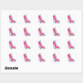 Stamp Out Breast Cancer Ronde Sticker (Vel)