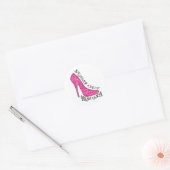 Stamp Out Breast Cancer Ronde Sticker (Envelop)
