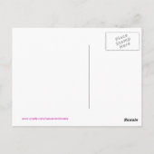 Stamp Out Breast Cancer Stilettos Briefkaart (Achterkant)