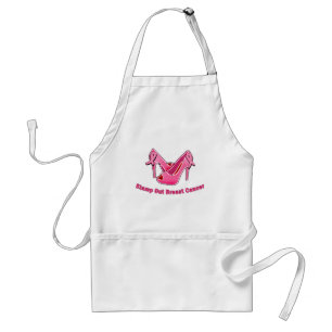 Stamp Out Breast Cancer Stilettos Standaard Schort