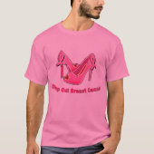 Stamp Out Breast Cancer Stilettos T-shirt (Voorkant)
