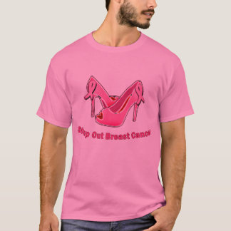 Stamp Out Breast Cancer Stilettos T-shirt