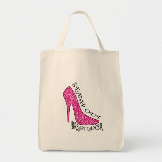 Stamp Out Breast Cancer Tote Bag (Voorkant)