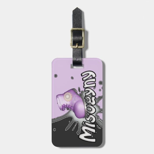 Stamp Out Misogyny Personalized Bagagelabel (Voorkant verticaal)