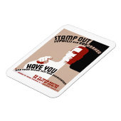 Stamp Out Syphilis and Gonorrhea Magneet (Linkerzijde)