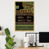 Stamp Out Syphilis  WPA Health Poster (Thuiskantoor)