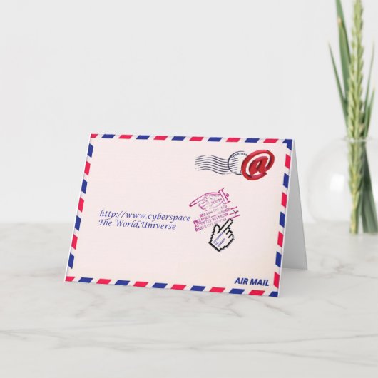 Stamp Out Vakantie Ecards Feestdagen Kaart (Voorkant)