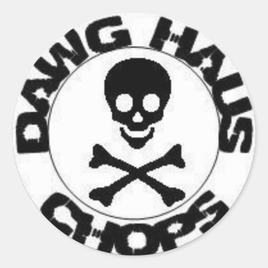 stamp ronde sticker (Voorkant)