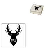 STAMP - Stand + Fire it Up Art-stempel Rubberstempel (Gestempeld)