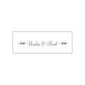 Stamp With Couples Name Zelfinktende Stempel (Design)