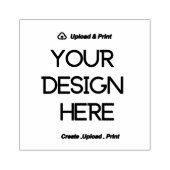 Stamp Your Design Upload 2.5" Rubberstempel (Afrduk)