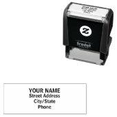 Stamp Your Name & Address - Self Inking Zelfinktende Stempel (In situ)