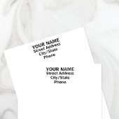 Stamp Your Name & Address - Self Inking Zelfinktende Stempel