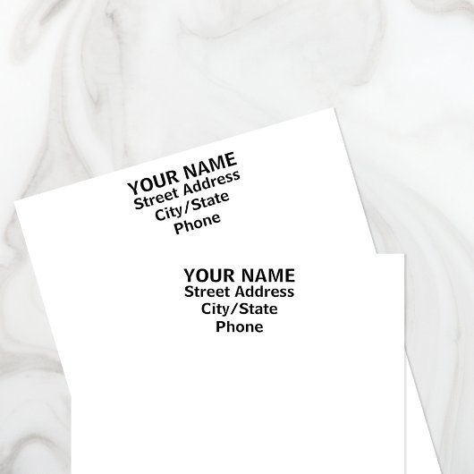 Stamp Your Name & Address - Self Inking Zelfinktende Stempel