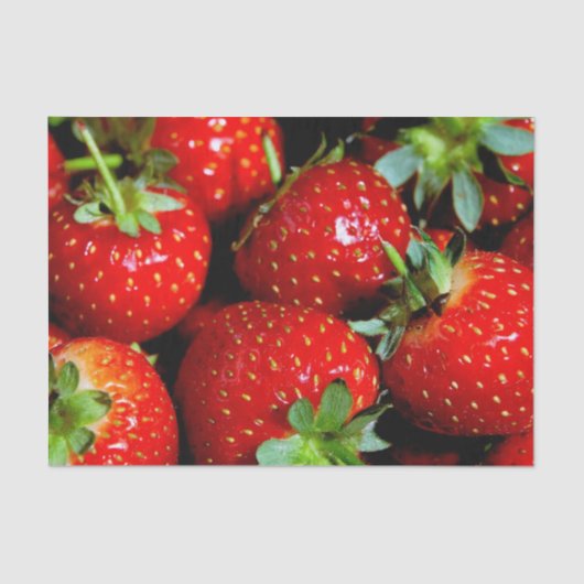 Stampapier voor aardbeien tissuepapier (Voorkant)