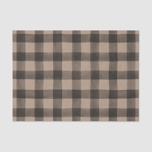 Stampapier voor bijtende zwarte en Kraft-buffels Tissuepapier (Voorkant)