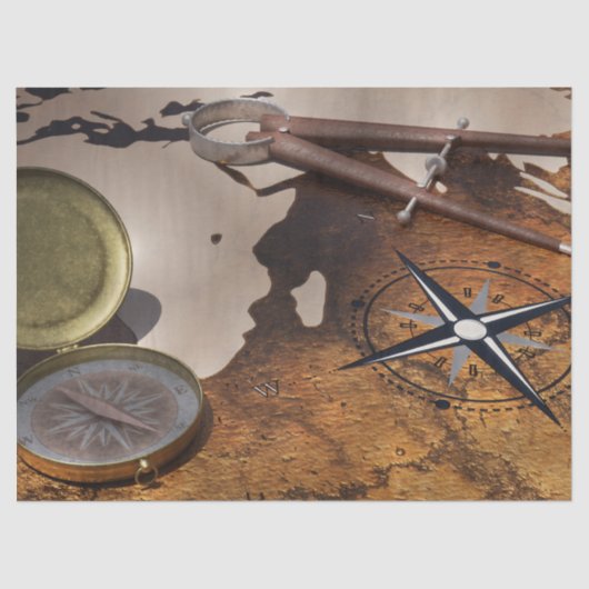 Stampapier voor het loskoppelen van reizen met com tissuepapier (Voorkant)