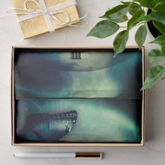 Stampapier voor reistijdklokken, compacte decoupag tissuepapier (Geschenk)