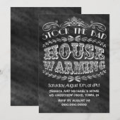 Stampartij bij de Warming van het Bar House Kaart (Voorkant / Achterkant)