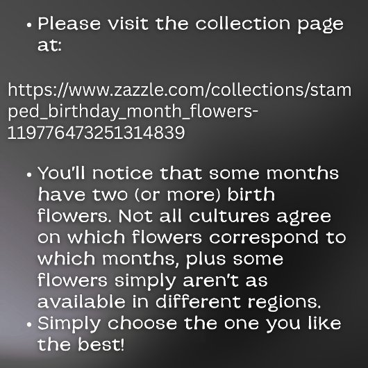 Stamped Lily of the Valley kan geboorte bloem linn Kaart