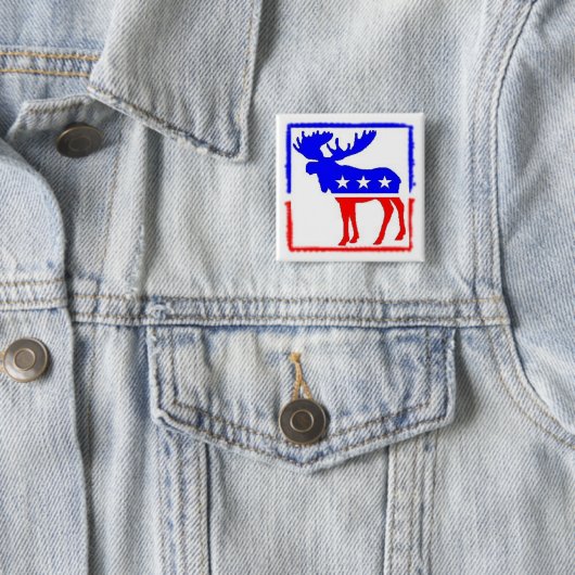 Stamped Moose Button (In situ)