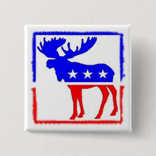 Stamped Moose Button (Voorkant)