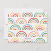 Stamped Rainbows Kinder Stationery Kaart - Cherry (Achterkant)
