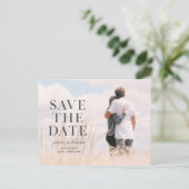 Stamped Serif Wording Notice Briefkaart (Staand voorkant)