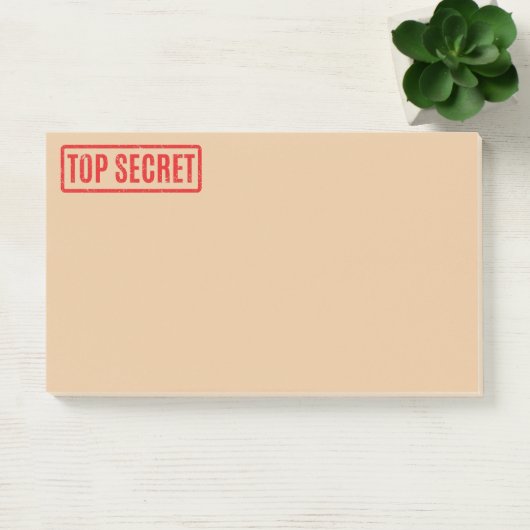 Stamped Top Secret Post-it Notes (Kantoor)