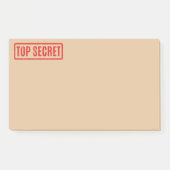Stamped Top Secret Post-it Notes (Voorkant)