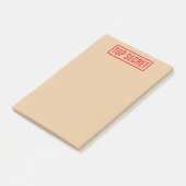 Stamped Top Secret Post-it Notes (Schuin)