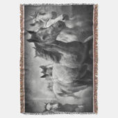 Stampede deken van het paard (Voorkant Verticaal)