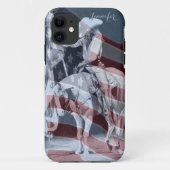 Stampede gebeden (ballpoint met vlag) Case-Mate iPhone case (Achterkant)
