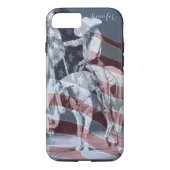 Stampede gebeden (ballpoint met vlag) Case-Mate iPhone case (Achterkant)