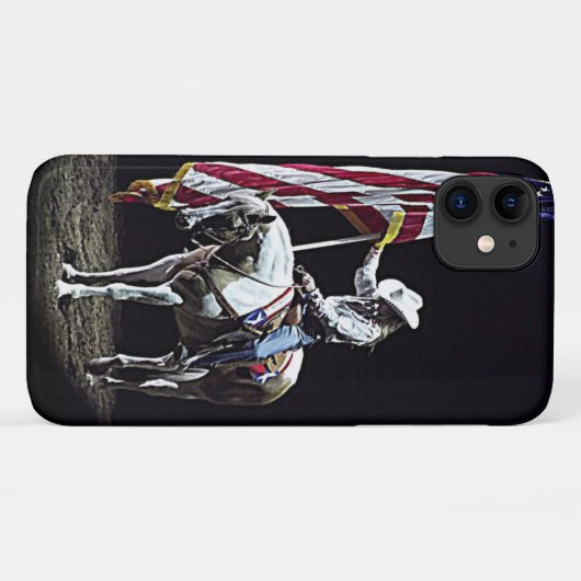 Stampede gebeden foto Case-Mate iPhone case (Achterkant (horizontaal))