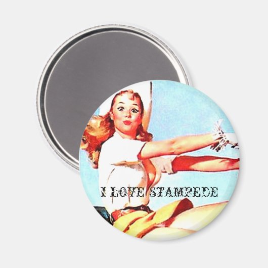 STAMPEDE MAGNEET (Voorkant / Achterkant)