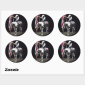 Stampede Prayers Ronde Sticker (Vel)