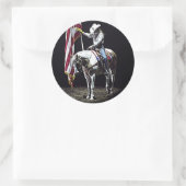 Stampede Prayers Ronde Sticker (Tas)