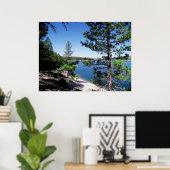 Stampede Reservoir - Nationaal bos van Tahoe Poster (Thuiskantoor)