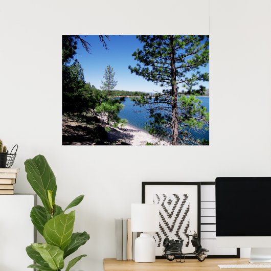 Stampede Reservoir - Nationaal bos van Tahoe Poster (Thuiskantoor)
