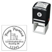 Stamper van het Adres van de Terugkeer van boeken  Zelfinktende Stempel (In situ)