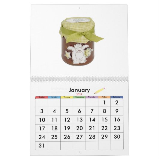 Stampin omhoog! Calender Kalender (Jan 2027)