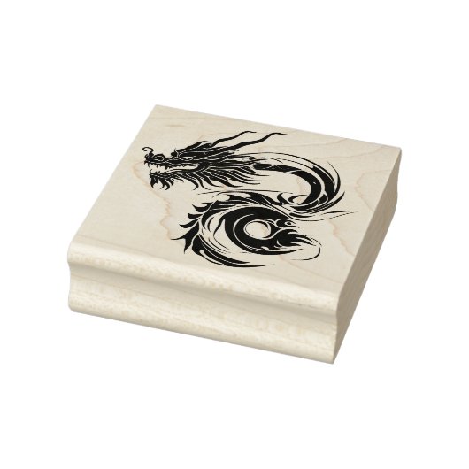 stampp tribal draak kunst rubberstempel (Stempel)