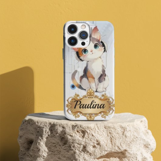 Stamppunk Tech Kat Muziek Liefhebber Aangepaste Na Case-Mate iPhone Case