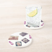 Stamps! Zandsteen Onderzetter (Zijkant)