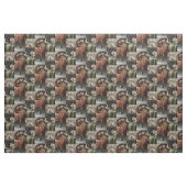 Stampunk bedrukte katoenen kleding stof (Fat Quarter)