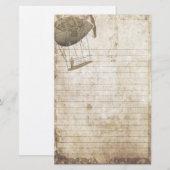 Stampunk-benodigdheden - waar gedachten vliegen briefpapier (Voorkant / Achterkant)