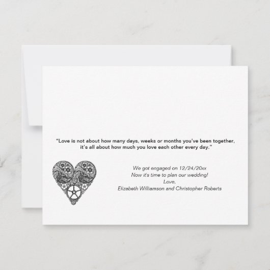 Stampunk-klokwerken en tandwielhartverwarmingstoes (Achterkant)