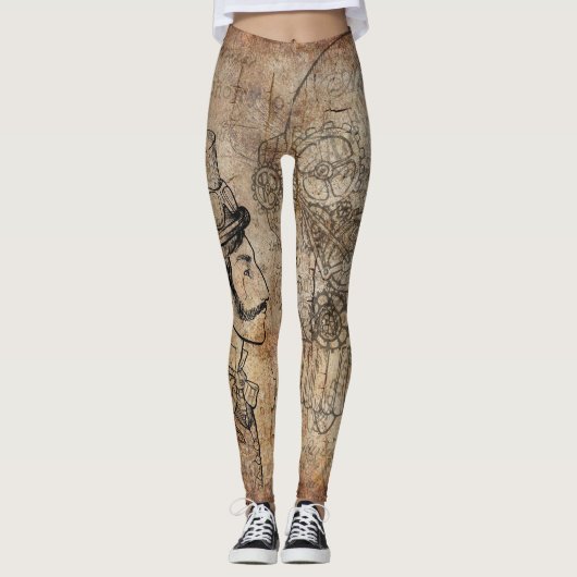 Stampunk Leggings (Voorkant)